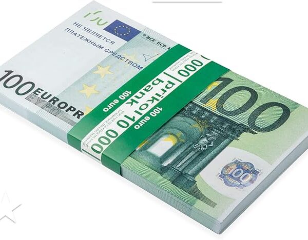 Copy 100 Euro Bills Play Pretend and Birthday Parties Prop Money